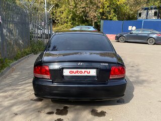 2007 Hyundai Sonata ТагАЗ IV (EF) Рестайлинг, чёрный, 300000 рублей, вид 4