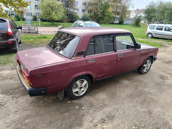 2003 Lada (ВАЗ) 2107, пурпурный, 140000 рублей - вид 5