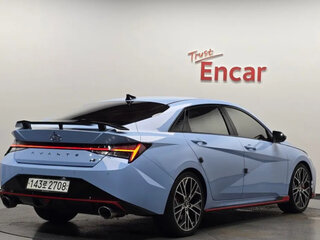 2022 Hyundai Avante VII, голубой, 1457000 рублей, вид 3