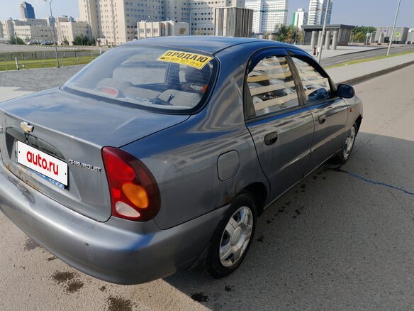 2007 Chevrolet Lanos I, серый, 130000 рублей - вид 1