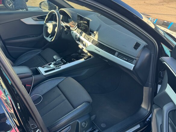 2019 Audi A4 45 TDI V (B9) Рестайлинг, чёрный - вид 6
