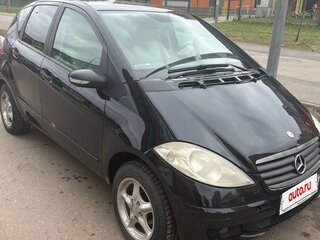2007 Mercedes-Benz A-Класс 150 II (W169), чёрный, 300000 рублей, вид 1