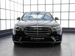 2021 Mercedes-Benz S-Класс 450 Long 4MATIC VII (W223), чёрный, 10350000 рублей, вид 2