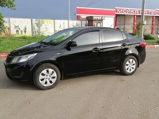 2012 Kia Rio III, чёрный, 590000 рублей, вид 4