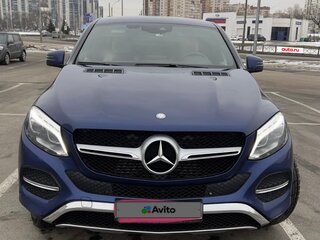 2017 Mercedes-Benz GLE Coupe 350 d I (C292), синий, 3650000 рублей, вид 2