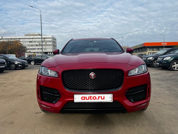 2019 Jaguar F-Pace I, красный, 3250000 рублей - вид 1