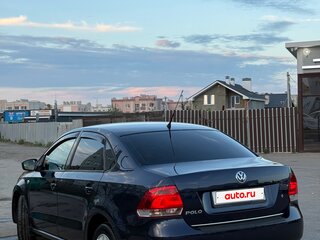2012 Volkswagen Polo V, синий, 655000 рублей, вид 4