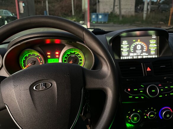 2013 Lada (ВАЗ) Kalina II, синий, 320000 рублей - вид 10