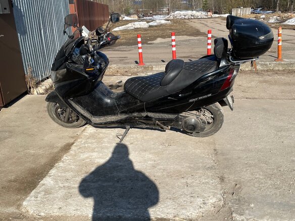 2004 Suzuki Burgman (SkyWave) 250, чёрный, 130000 рублей - вид 1