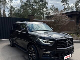 2018 Infiniti QX80 I Рестайлинг 2, чёрный, 4750000 рублей, вид 3