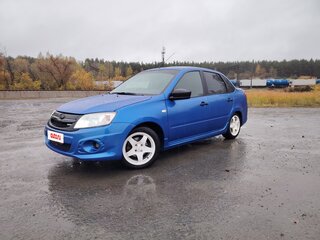 2017 Lada (ВАЗ) Granta Sport I, синий, 750000 рублей, вид 1