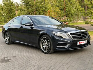 2014 Mercedes-Benz S-Класс 400 Long VI (W222, C217), чёрный, 3700000 рублей, вид 2