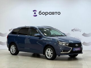2017 Lada (ВАЗ) Vesta SW I, синий, 895000 рублей, вид 3