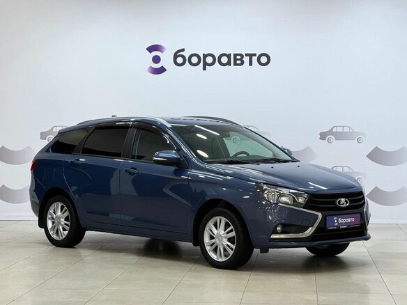 2017 Lada (ВАЗ) Vesta SW I, синий, 895000 рублей - вид 2