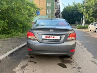 2011 Hyundai Solaris I, чёрный, 780000 рублей, вид 3