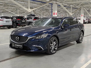 2016 Mazda 6 III (GJ) Рестайлинг, синий, 1610000 рублей, вид 1