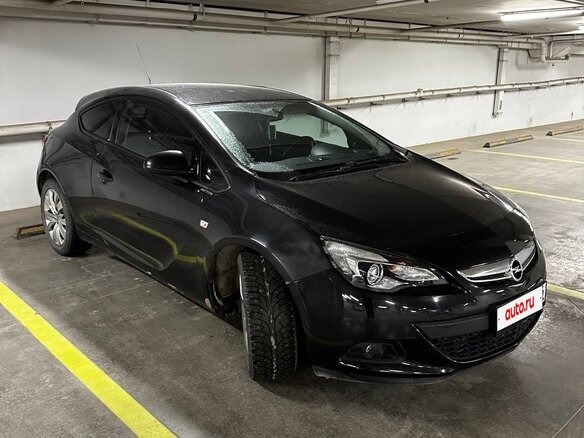 2012 Opel Astra GTC J Рестайлинг, чёрный, 625000 рублей
