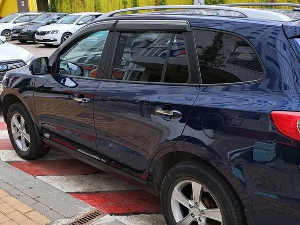 2011 Hyundai Santa Fe II Рестайлинг, синий, 950000 рублей - вид 5