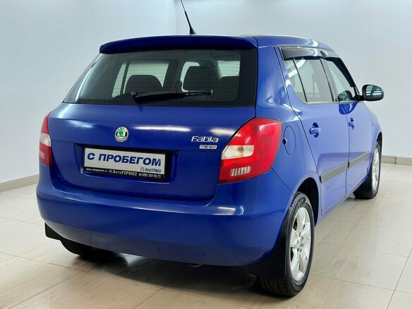 2009 Skoda Fabia II, синий, 420000 рублей - вид 3