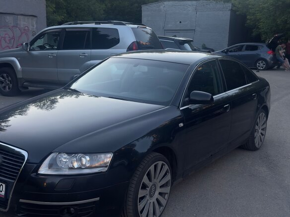 2007 Audi A6 III (C6), чёрный