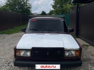 2002 Lada (ВАЗ) 2107, фиолетовый, 74000 рублей, вид 4