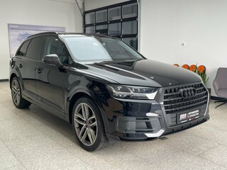 2016 Audi Q7 II (4M), чёрный, 4190000 рублей, вид 3