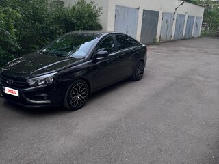 2019 Lada (ВАЗ) Vesta I, чёрный, 1130000 рублей, вид 1