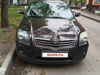 2008 Toyota Avensis II Рестайлинг, красный, 750000 рублей, вид 2
