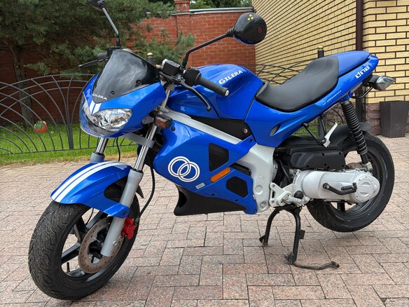 2004 Gilera DNA, синий, 200000 рублей