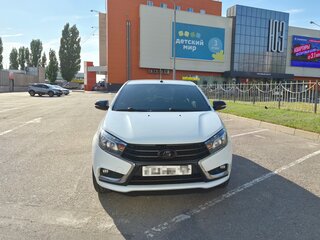 2018 Lada (ВАЗ) Vesta I, белый, 1000000 рублей, вид 1