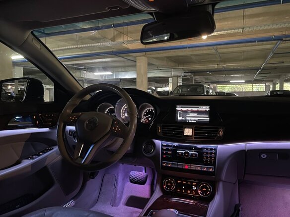 2013 Mercedes-Benz CLS 350 II (C218), синий, 1680000 рублей - вид 14
