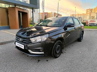 2017 Lada (ВАЗ) Vesta I, чёрный, 489000 рублей, вид 1