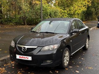 2008 Mazda 3 I (BK) Рестайлинг, чёрный, 430000 рублей, вид 2