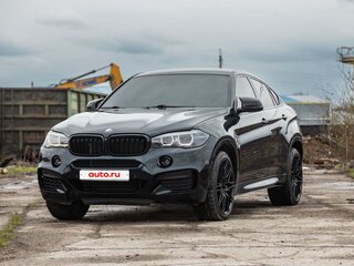 2014 BMW X6 50i II (F16), синий, 2900000 рублей, вид 3