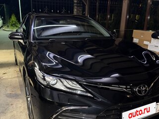 2023 Toyota Camry VIII (XV70) Рестайлинг, чёрный, 4200000 рублей, вид 4