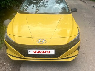 2021 Hyundai Elantra VII (CN7), жёлтый, 1485000 рублей, вид 1