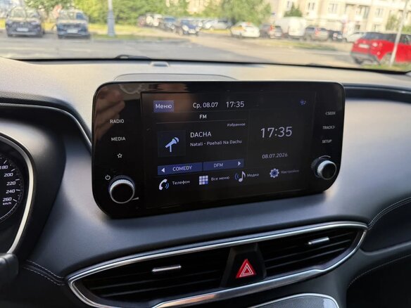 2021 Hyundai Santa Fe IV Рестайлинг, синий - вид 26