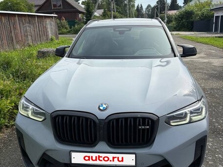 2021 BMW X3 M Competition I (F97) Рестайлинг, серый, 7390000 рублей, вид 2