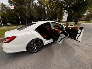 2015 Mercedes-Benz CLS 350 BlueTEC II (C218) Рестайлинг, белый, 3250000 рублей, вид 3