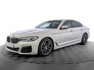 2021 BMW 5 серии 520i VII (G30/G31/G38) Рестайлинг, белый, 4400000 рублей, вид 1