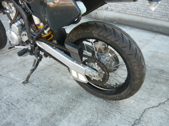 2003 Kawasaki D-tracker 250, чёрный, 250000 рублей - вид 6