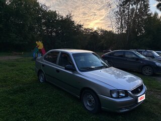 2005 Hyundai Accent ТагАЗ II, серебристый, 190000 рублей, вид 5