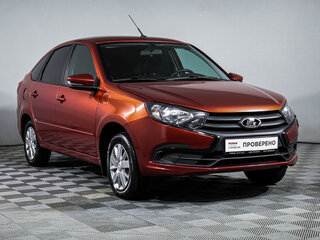 2022 Lada (ВАЗ) Granta I Рестайлинг, красный, 670000 рублей, вид 3