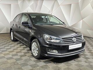 2018 Volkswagen Polo V Рестайлинг, чёрный, 1295000 рублей, вид 3