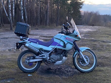 1996 Kawasaki KLE 400, зелёный, 300000 рублей, вид 2