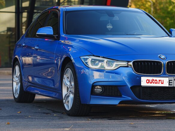 2018 BMW 3 серии 320d xDrive VI (F3x) Рестайлинг, синий, 2950000 рублей - вид 1