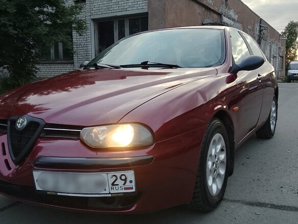 2001 Alfa Romeo 156 I, красный, 310000 рублей