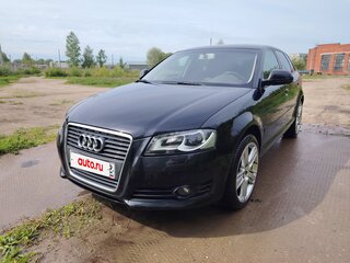 2008 Audi A3 II (8P) Рестайлинг 2, чёрный, 1150000 рублей, вид 1