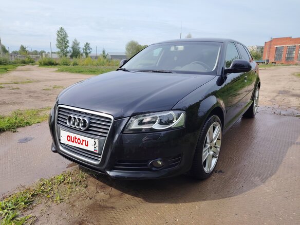 2008 Audi A3 II (8P) Рестайлинг 2, чёрный, 1150000 рублей