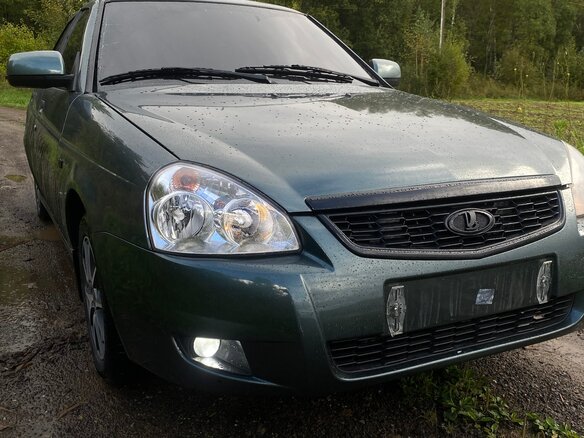 2007 Lada (ВАЗ) Priora I, зелёный, 300000 рублей - вид 2